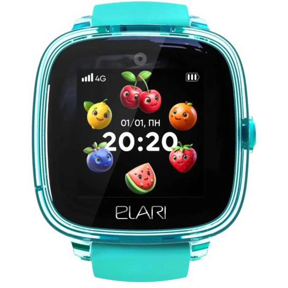 Детские умные часы Elari KidPhone Fresh 4G (бирюзовый)