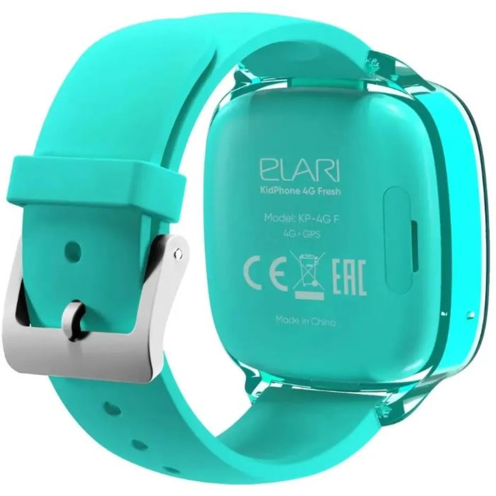 Детские умные часы Elari KidPhone Fresh 4G (бирюзовый)