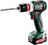 Дрель-шуруповерт Metabo PowerMaxx BS 12 BL Q 601039500 (с 2-мя АКБ 2 Ah, кейс)