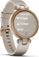 Умные часы Garmin Lily (розовое золото/силиконовый ремешок)