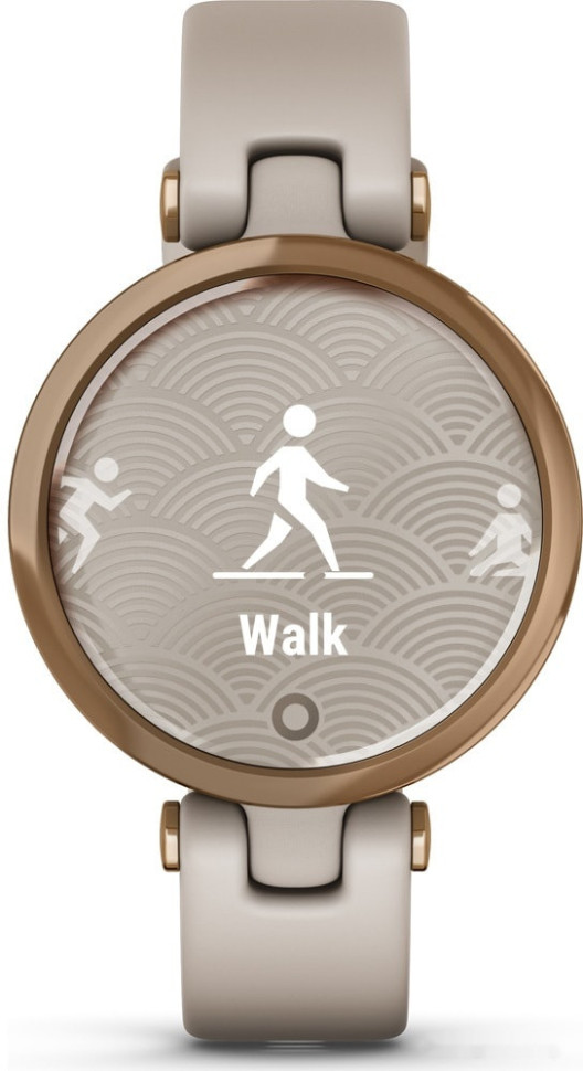Умные часы Garmin Lily (розовое золото/силиконовый ремешок)