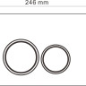 Панель смыва Roxen Santi 410260CH