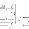 Умывальник Ceramica Nova Element CN7011