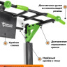 Турник с брусьями Absolute Champion Центрл Спорт Pro Maх (черный/салатовый)