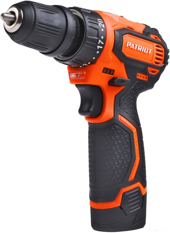 Дрель-шуруповерт Patriot BR 369Li 180201369 (с 2-мя АКБ, кейс)