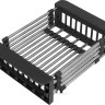 Кухонная мойка Basic CL DS Decor 50x50 (черный, коландер, дозатор)