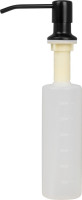 Кухонная мойка Basic CL DS Decor 50x50 (черный, коландер, дозатор)