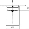 Кухонная мойка Franke Kubus 2 KNG 110-52 125.0512.502 (графит)