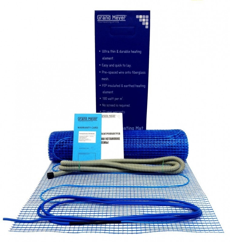 Теплый пол Grand Meyer THM180-060 6 кв.м. 1080 Вт