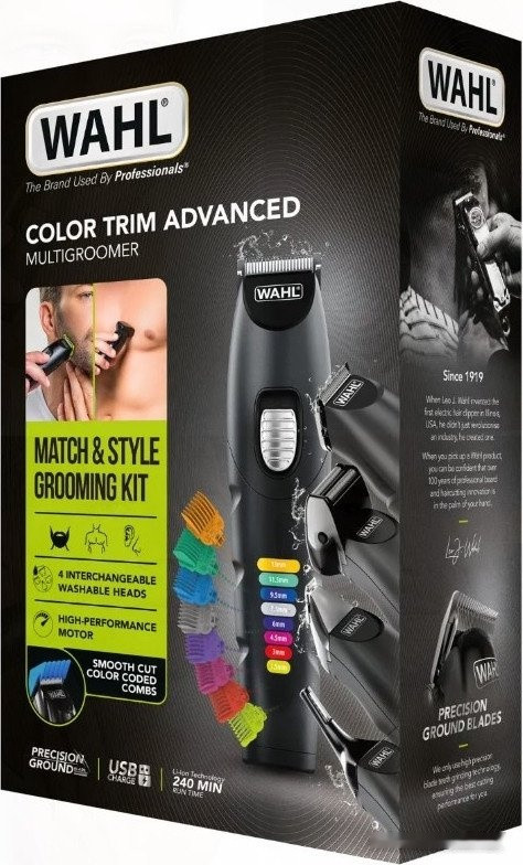 Машинка для стрижки волос Wahl 09893.0464 Color Trim