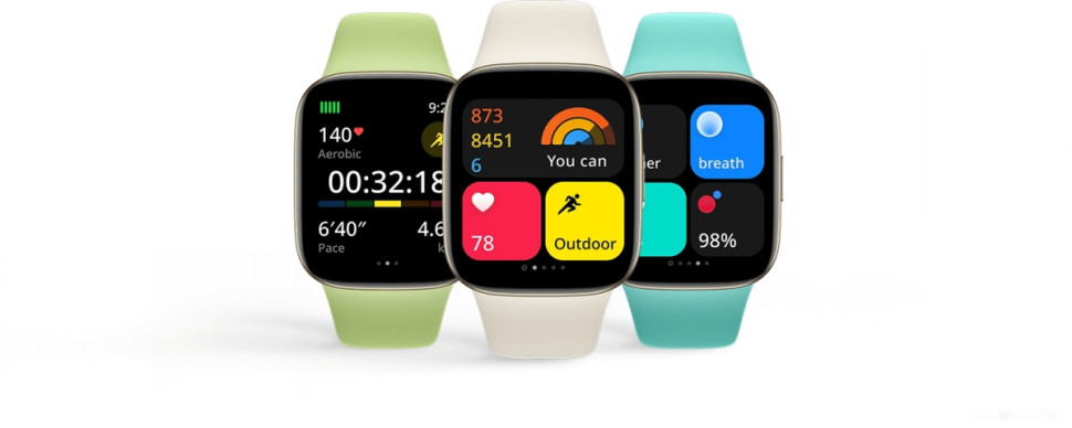 Умные часы Xiaomi Redmi Watch 3 (черный, международная версия)