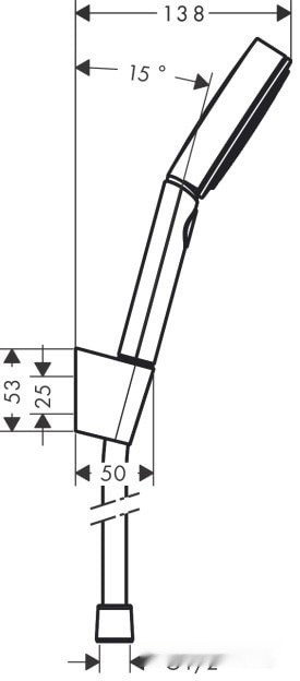 Душевая система Hansgrohe Pulsify Select 105 3jet 24302700 (белый матовый)