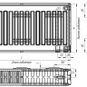 Радиатор Лидея ЛУ 22-507 500x700