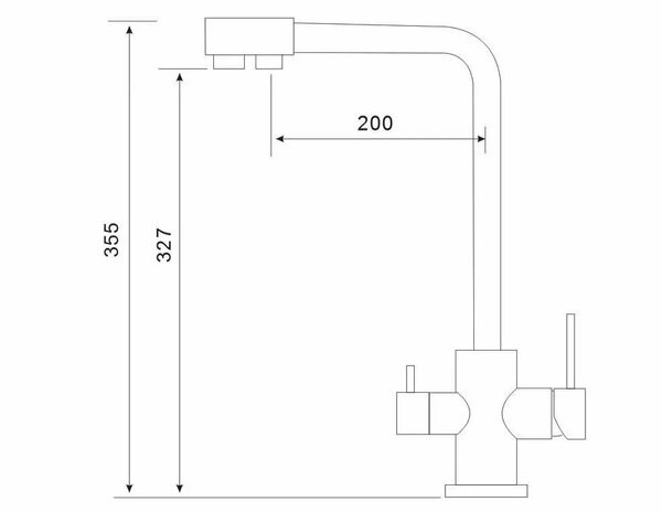Смеситель Gross Aqua Neosteel GA3121609SS
