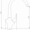 Смеситель Zorg Steel Hammer SH 815 черный + бронза