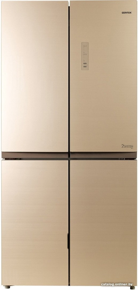 Четырёхдверный холодильник CENTEK CT-1756 NF Beige Glass