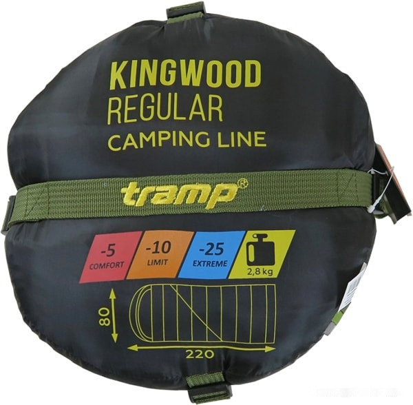 Спальный мешок Tramp Kingwood Regular TRS-053R (правая молния)