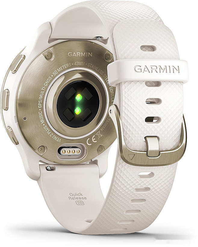 Умные часы Garmin Venu 2 Plus (золотистый/бежевый)