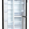 Холодильник с морозильником Hyundai CS6073FV (Champagne Glass)