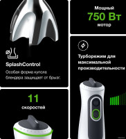 Блендер Braun Multiquick 3 MQ3137 WH Sauce