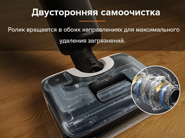 Вертикальный моющий пылесос Roborock F25 WD5M1A (черный)