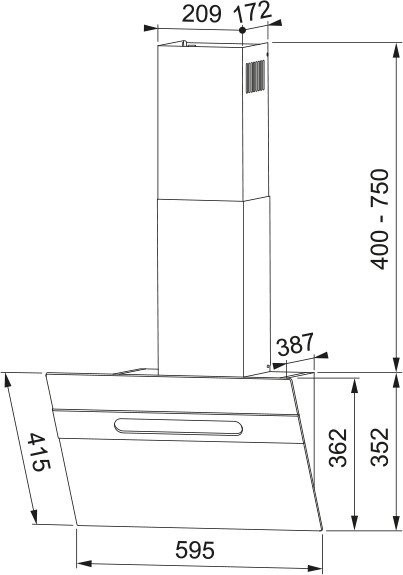Вытяжка Franke Sterling WH 60 330.0702.956
