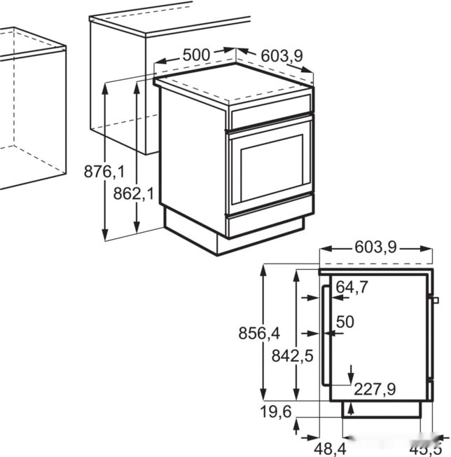 Плита Electrolux RKG500003X