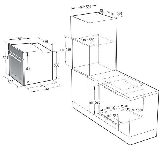 Духовой шкаф Gorenje BSA6737ORAB