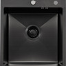 Кухонная мойка Basic CL DS Decor 45x50 (черный, коландер, дозатор)