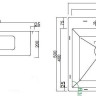 Кухонная мойка Basic CL DS Decor 45x50 (черный, коландер, дозатор)