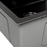 Кухонная мойка Basic CL DS Decor 45x50 (черный, коландер, дозатор)
