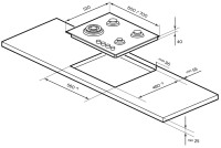 Варочная панель LEX GVS 642-1 IX