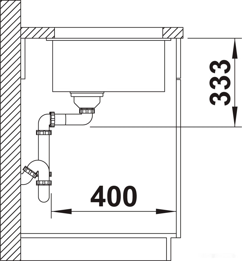 Кухонная мойка Blanco Rotan 500-U 523076 (белый)