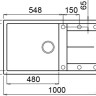 Кухонная мойка Elleci Unico 480 Antracite G59