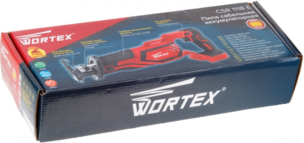 Сабельная пила Wortex CSR 1118 E (без АКБ)