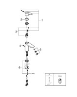 Смеситель Grohe Eurosmart 33188003