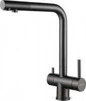 Смеситель Paulmark Skalen Sk213020-GM (вороненая сталь)