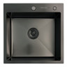 Кухонная мойка Gerhans K35050BD (графит, декор)