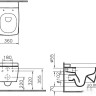 Унитаз Vitra Metropole 7672B003-1086