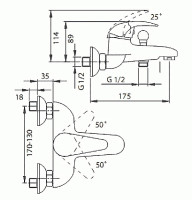 Смеситель Ferro Ancona BAN11