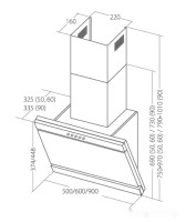 Вытяжка AKPO Kastos WK-4 60 WH