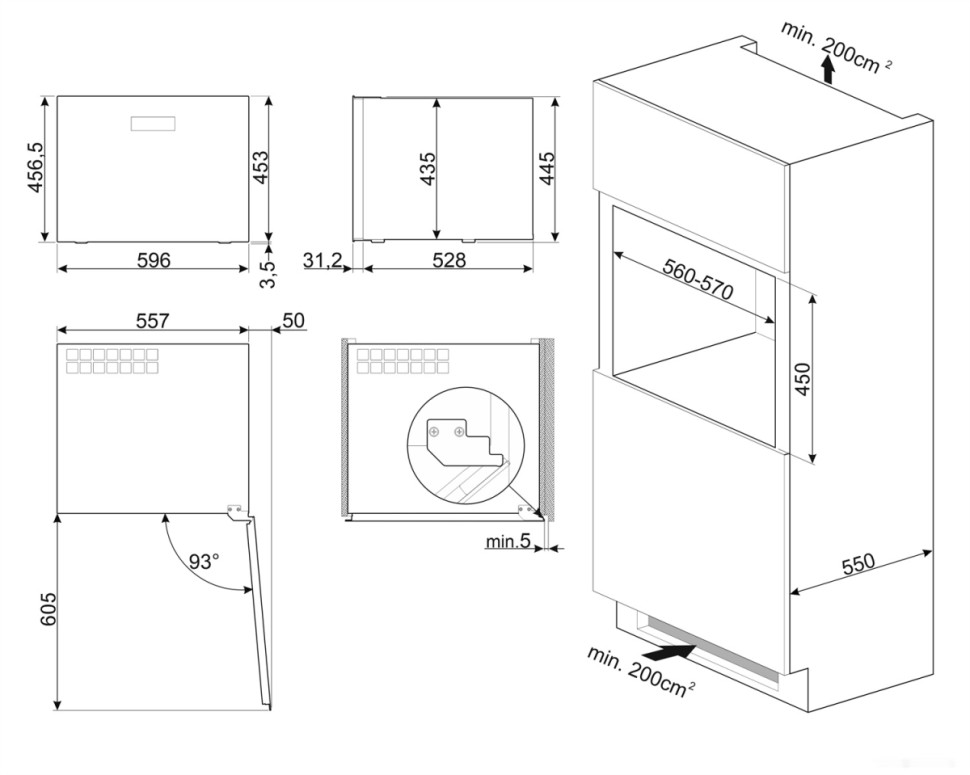 Винный шкаф Smeg CVI121B3