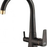 Смеситель Zorg Steel Hammer SH 819 черный + бронза