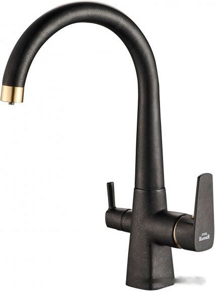 Смеситель Zorg Steel Hammer SH 819 черный + бронза