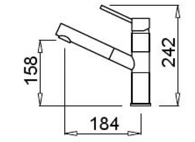 Смеситель Elleci Reno G48 Cemento