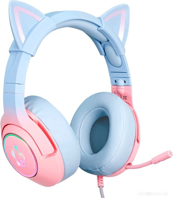 Наушники Onikuma K9 7.1 (голубой/розовый)