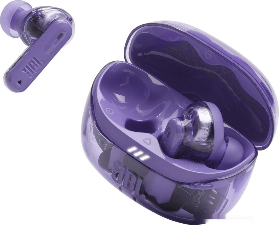 Наушники JBL Tune Beam 2 Ghost Edition (фиолетовый)