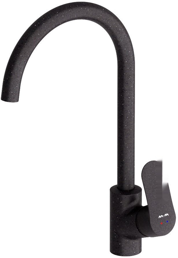 Кухонная мойка Berge BR-7602 + Like F8007122 (черный)