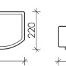 Умывальник Ceramica Nova Element CN6039R