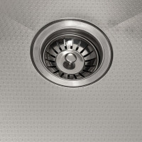 Кухонная мойка Basic CL DS Decor 50x50 (сатин, коландер, дозатор)